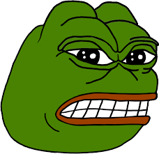 Pepe heading angry gritting teeth — Pepe meme