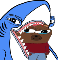 Bobo eaten by katy perry shark — Bobo meme