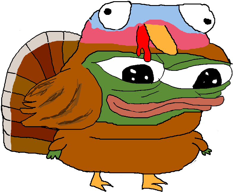 Pepe turkey costume — Pepe meme