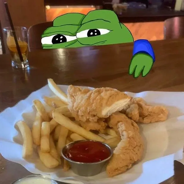 Tendie pau — Apu meme