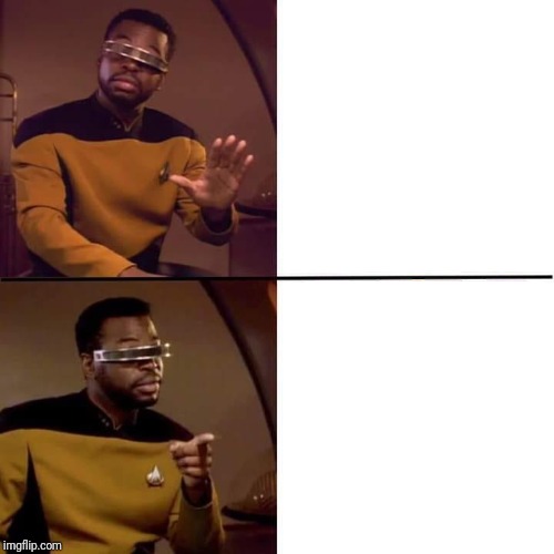 Geordi Drake meme template — Templates meme