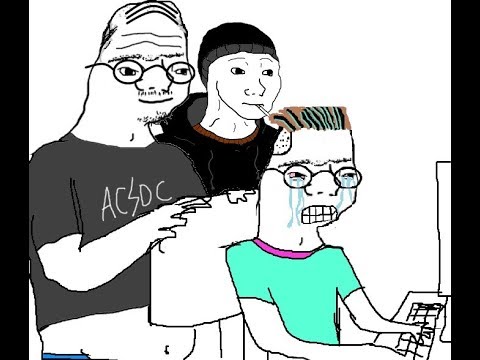 Boomer uncle wojak zoomer crying — Boomer meme