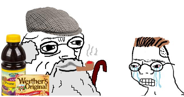 Zoomer mad at grandpa — Zoomer meme