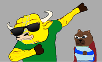 Bobo crying bull dabbing — Bobo meme