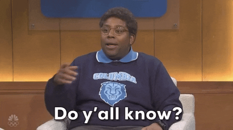 Kenan Thompson Do Y'all Know? — Reaction meme
