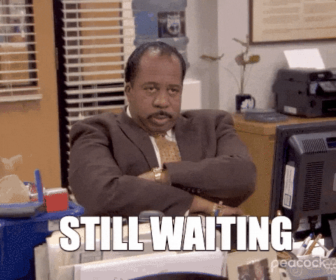 Still Waiting The Office — Reaction meme