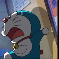 哆啦A梦害怕 — Reaction meme