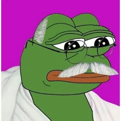 Pepe white mustache — Pepe meme