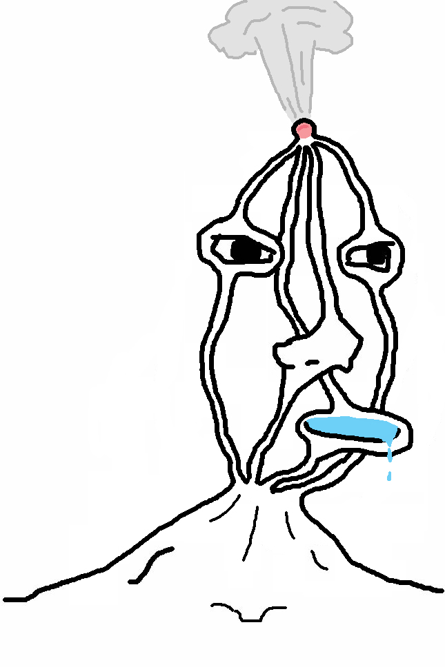 Brainlet spindley brain — Brainlet meme