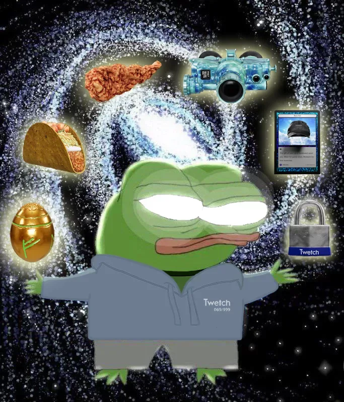 One with the universe — Twetch meme