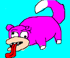 Ms paint slowpoke — Reaction meme