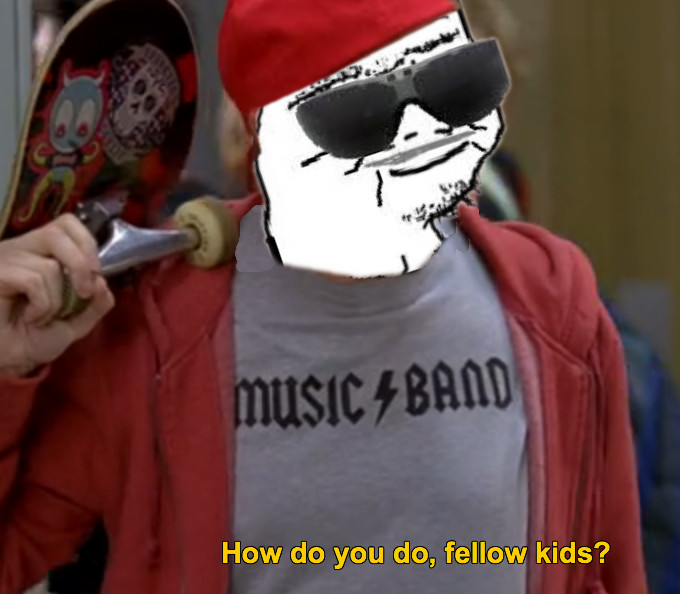 Boomer fellow kids — Boomer meme