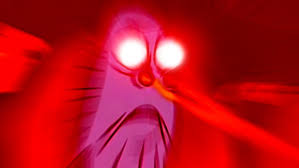 Spongebob fish sniff red eyes — Reaction meme