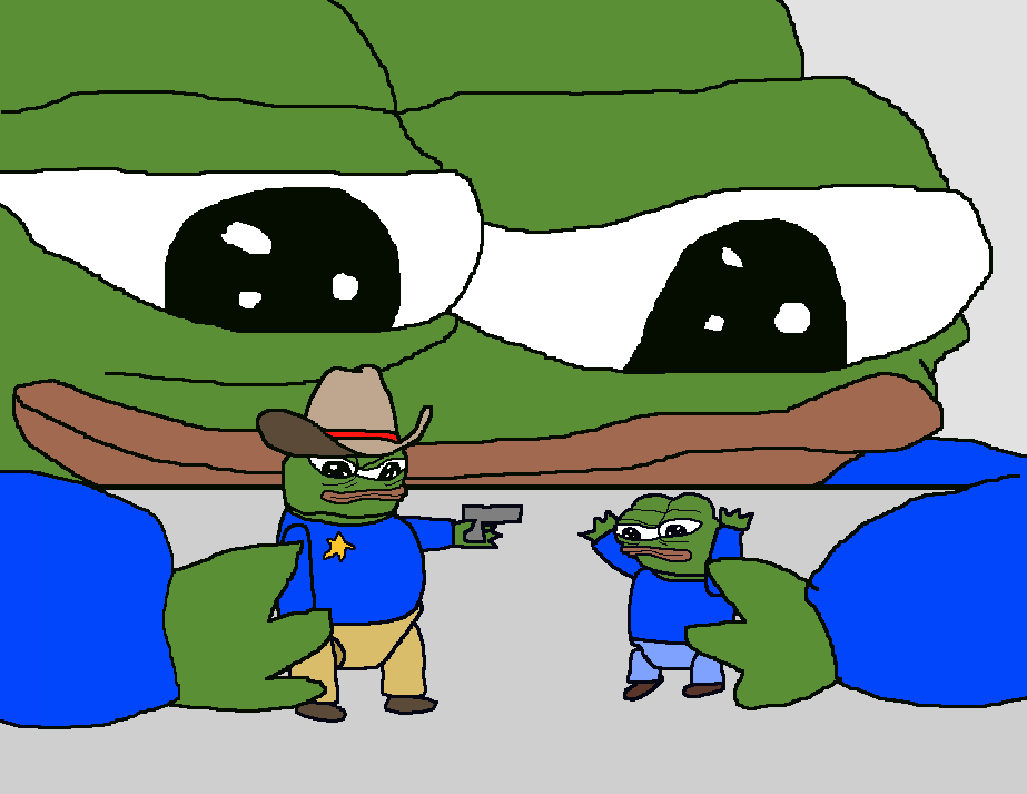 Pepe cops robber toys — Pepe meme