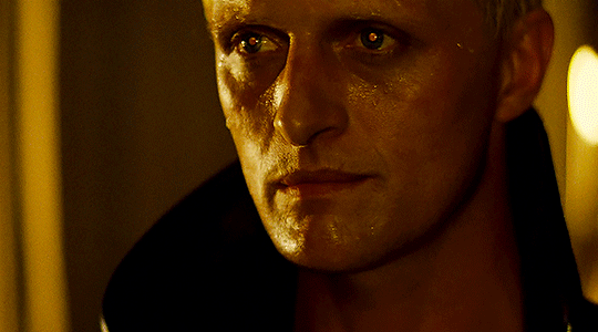 Roy Batty Staring with Glowing Replicant Eyes — Reaction meme