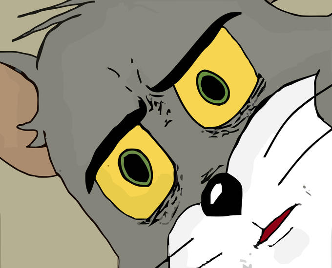 Unsettled Tom meme template — Templates meme