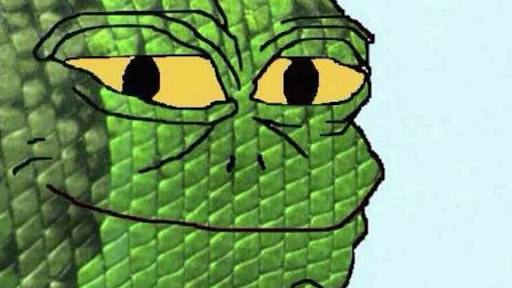 Pepe scales smirking — Pepe meme