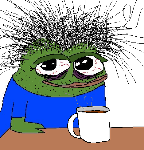 Pepe apu coffee crazy hair — Apu meme