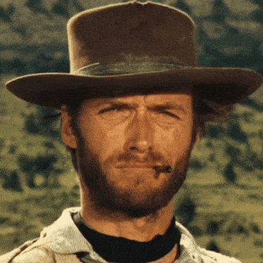 Classic Clint Eastwood Squint ("Hmph") — Reaction meme