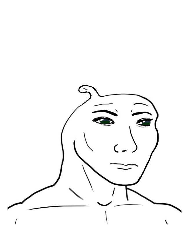 Brainlet pretty — Brainlet meme