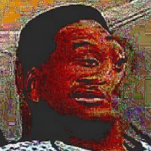 Distorted face in cap Cali Pack 3 sticker — Sticker Packs meme