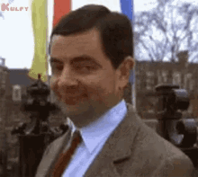 Mr. Bean Eyebrow knowing — Memes meme