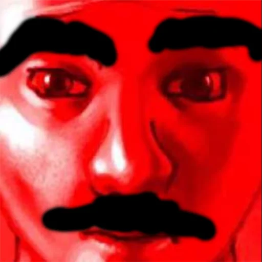 Red angry man Jeet Degen sticker — Sticker Packs meme