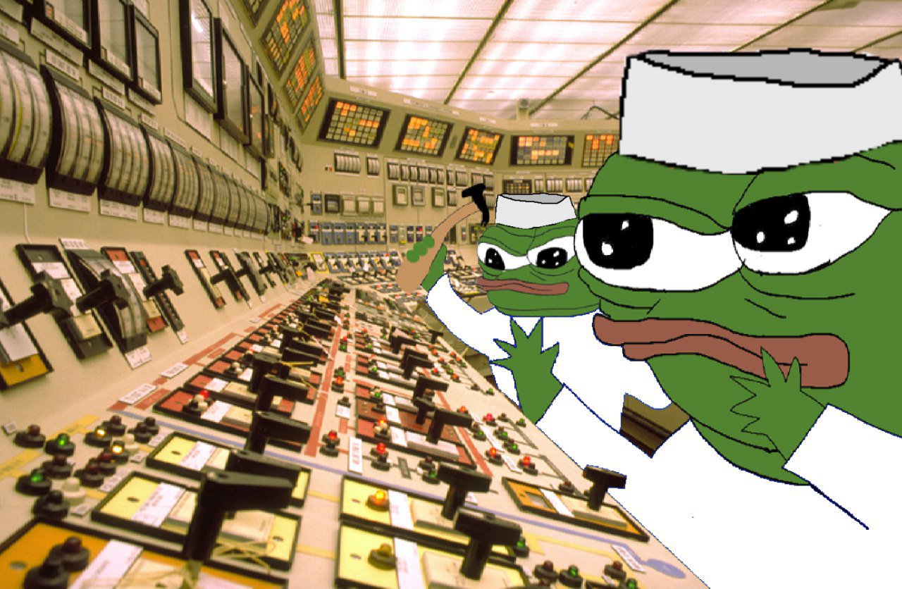 Pepe chernobyl nuclear control room — Pepe meme