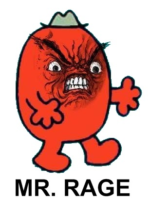 Mr rage character — Reaction meme