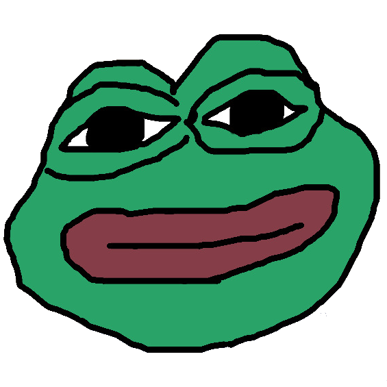 Pepe computer paint face — Pepe meme