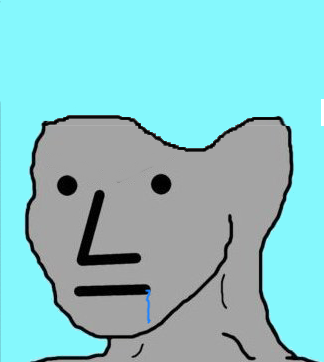 Brainlet npc wojak — Brainlet meme