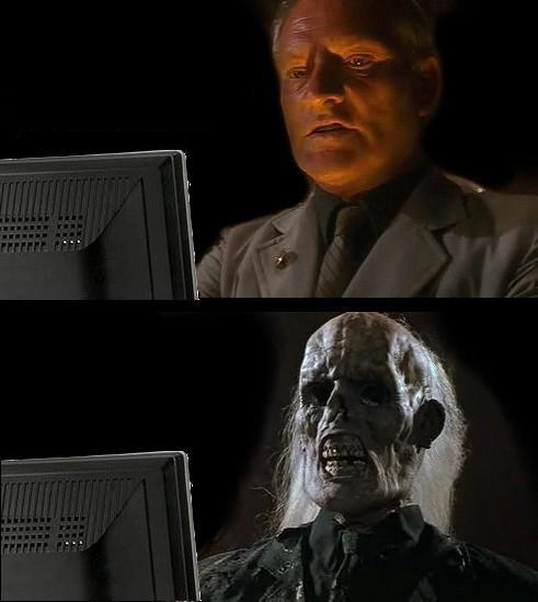 I'll Just Wait Here meme template — Templates meme