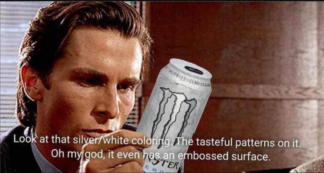 Bateman admires monster — Reaction meme