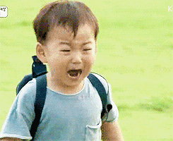 Boy Run Away Crying — Reaction meme