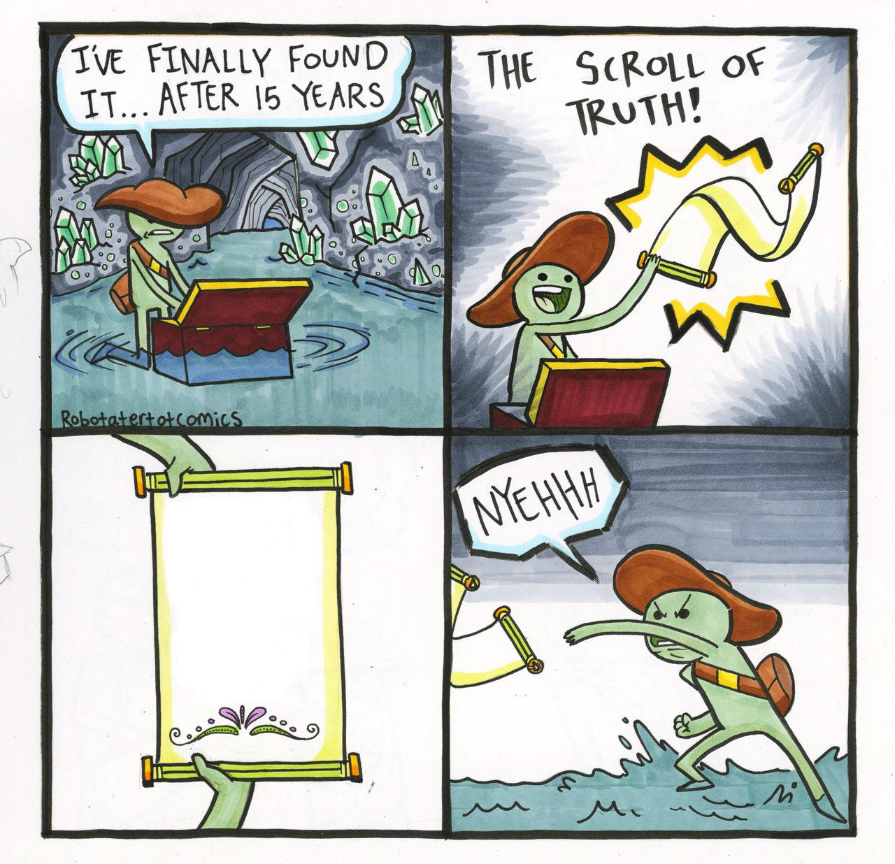 The Scroll Of Truth meme template — Templates meme