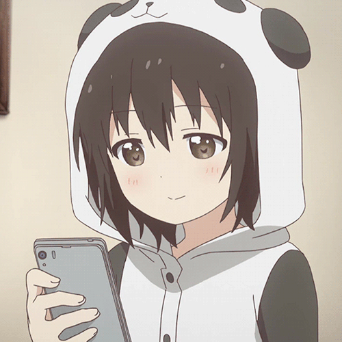 Anime Girl on Her Phone — Reaction meme