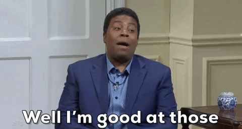 Kenan Thompson Well I'm Good At Those — Reaction meme