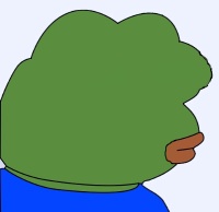 Pepe looking away — Pepe meme