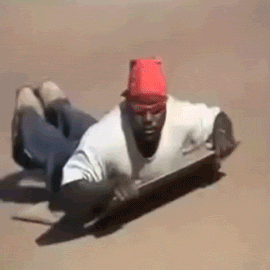 Guy surfing sand thumbs up — Reaction meme