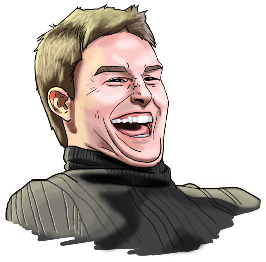 Cartoon tom cruise laughing — Reaction meme