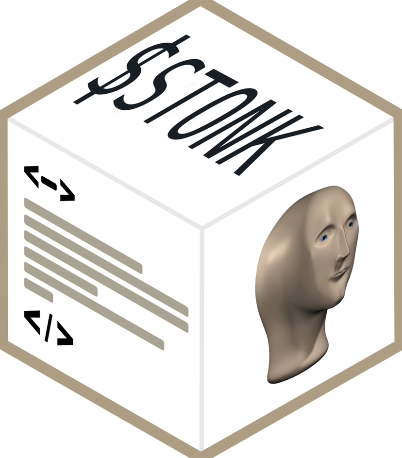 Stonks guy cube — Reaction meme