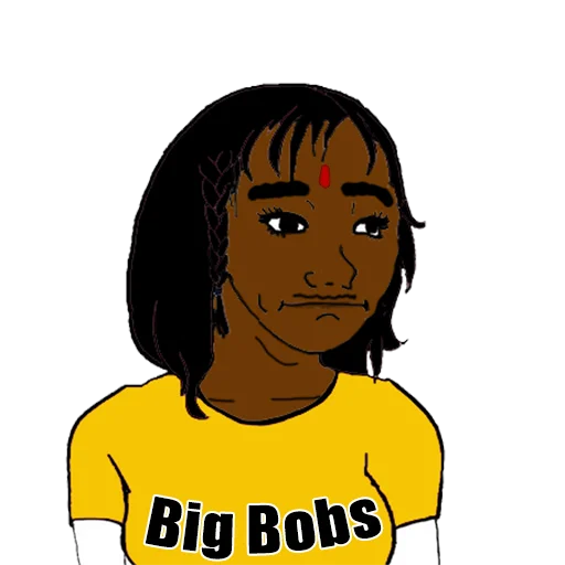 Big bobs shirt Jeet Degen sticker — Sticker Packs meme