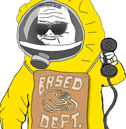 Boomer hazmat suit phone — Boomer meme