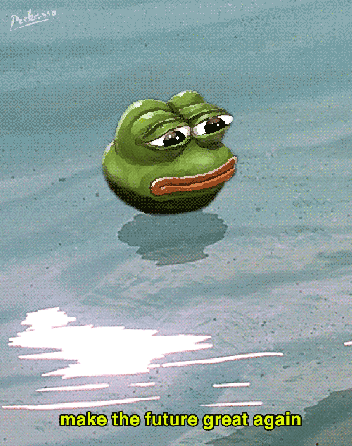 Pepe floating ball head — Pepe meme