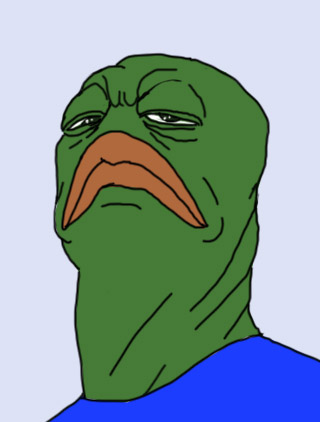Pepe disapproves — Pepe meme