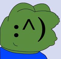 Pepe happy face ascii — Pepe meme