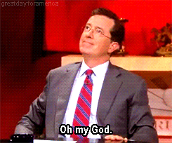 Stephen Colbert OMG — Reaction meme