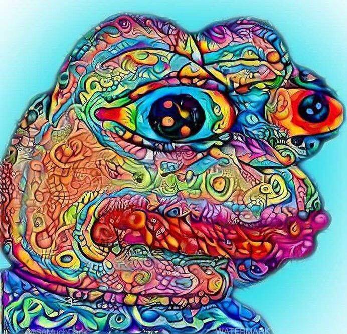 Pepe on acid — Pepe meme