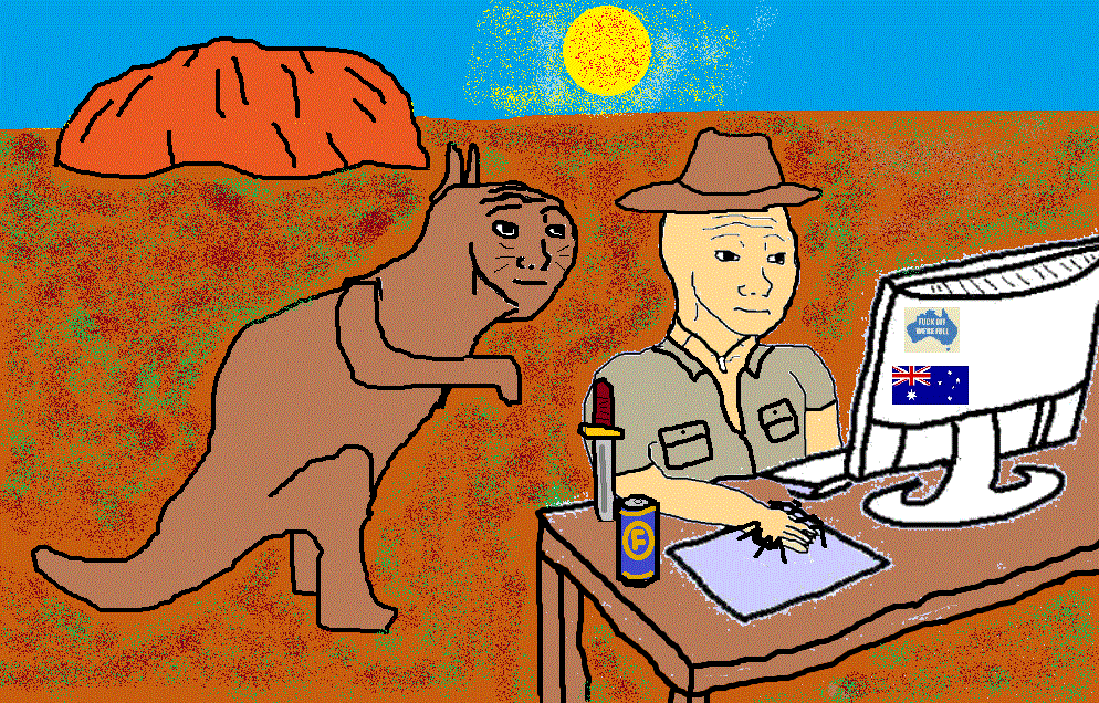 Wojak aussie — Wojak meme