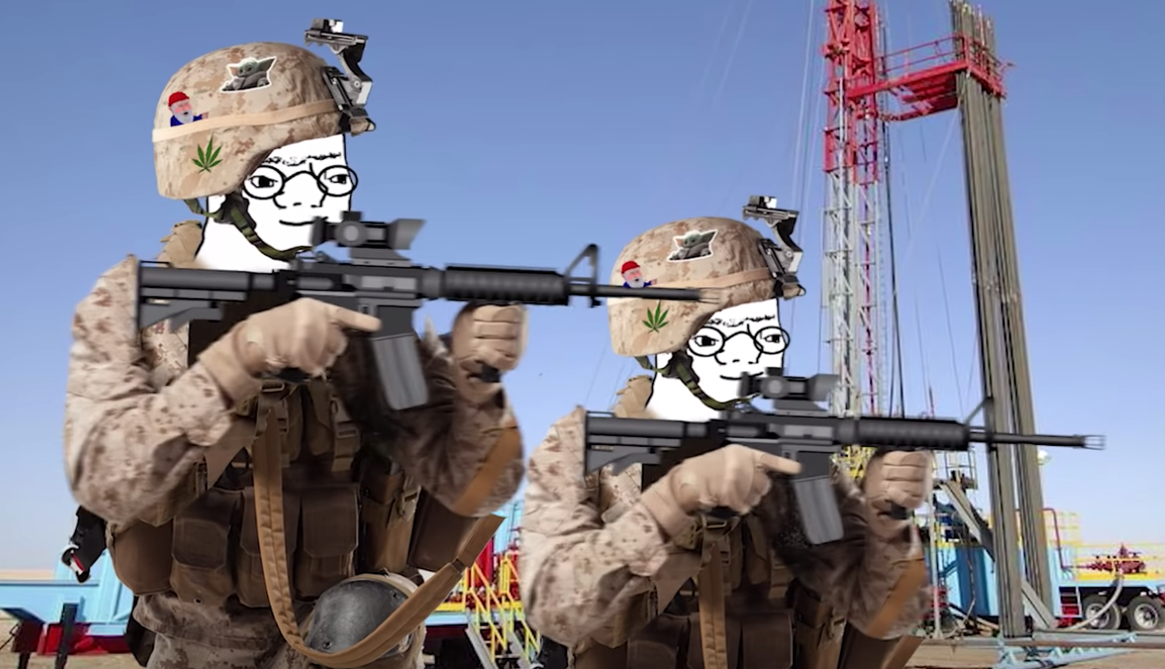 Zoomer soldiers firing m16 — Zoomer meme
